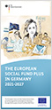Cover leaflet The European Social Fund Plus in Germany 2021-2027